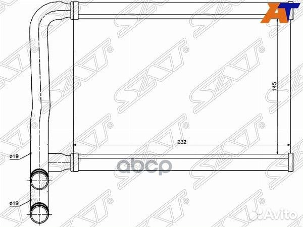 Радиатор отопителя салона hyundai accent 05/KIA