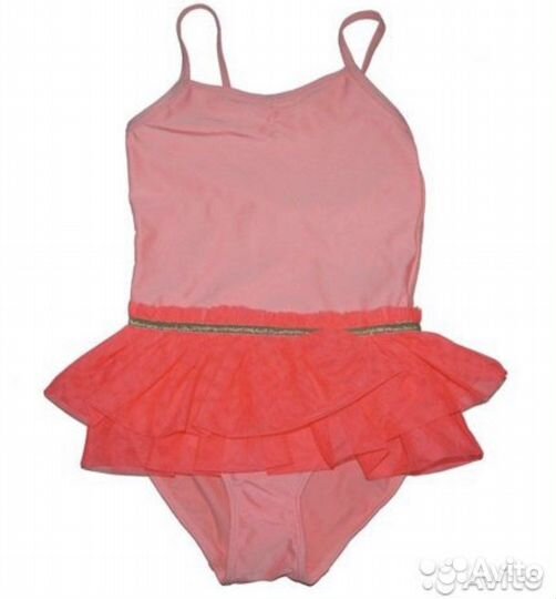 Гимнастический купальник, 110/116,122/128. Новый