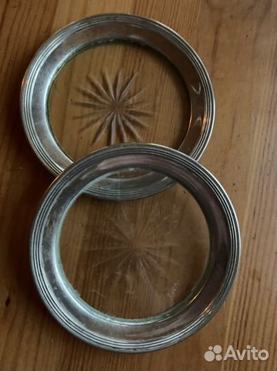 Старинные розеточки блюдца подставки модерн WMF