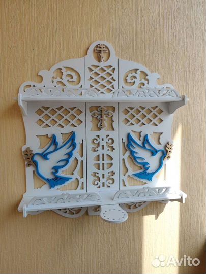 Полка для икон настенная