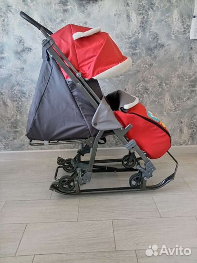 Детские санки коляска