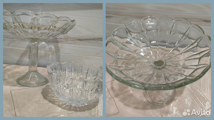 Салатники, вазы для фруктов, тарелки