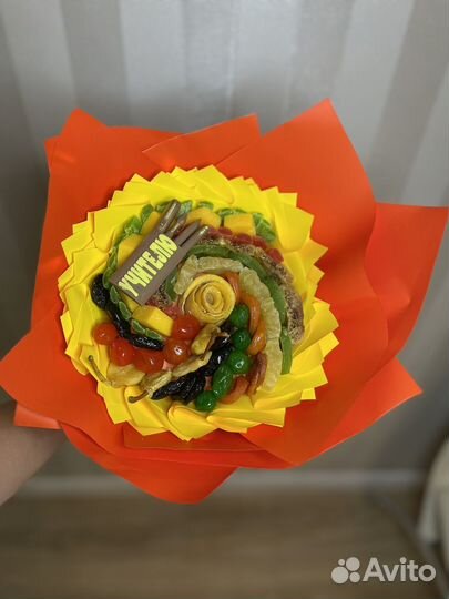 Съедобные букеты на 1 сентября