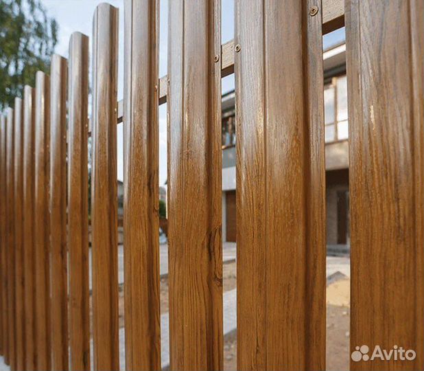 Профнастил под дерево