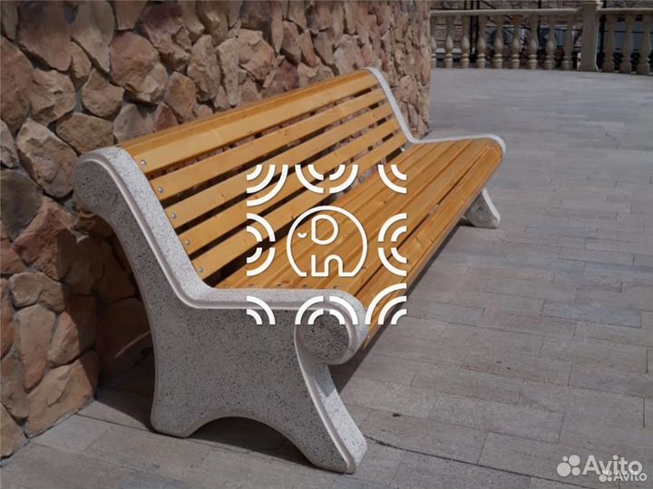 Скамейка бетонная 