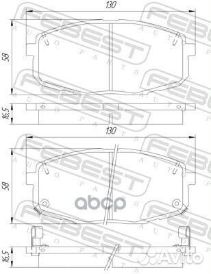 Колодки тормозные передние hyundai I30/I30CW 09