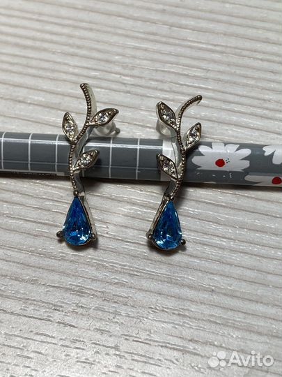 Серебряные серьги с жемчугом
