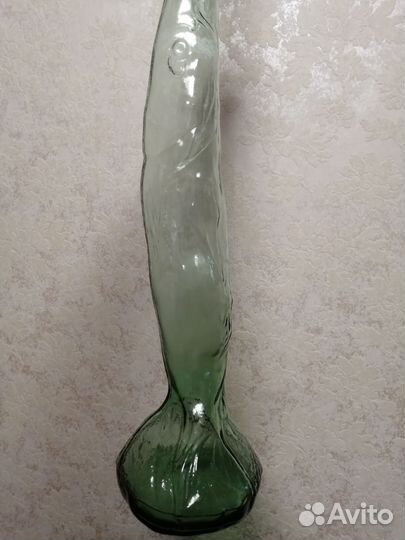 Бутылка стеклянная винтаж