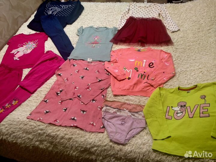 Детские вещи пакетом 122/128