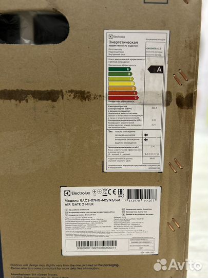 Кондиционер Electrolux eacs- 07HG2/N3 black