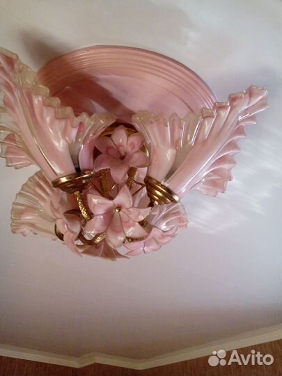 Люстра стекло