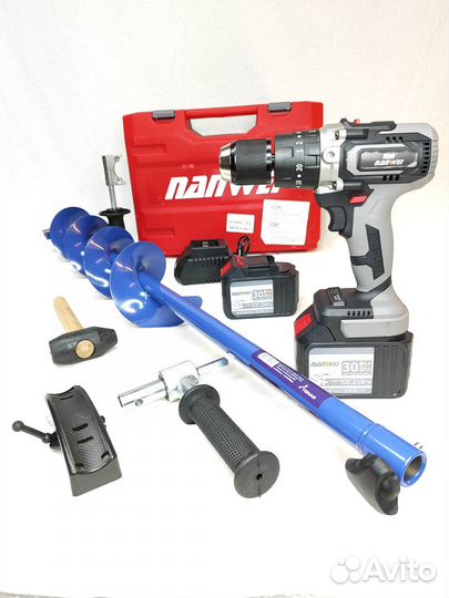 Шуруповерт Nanwei шнек Электрошторм для рыбалки