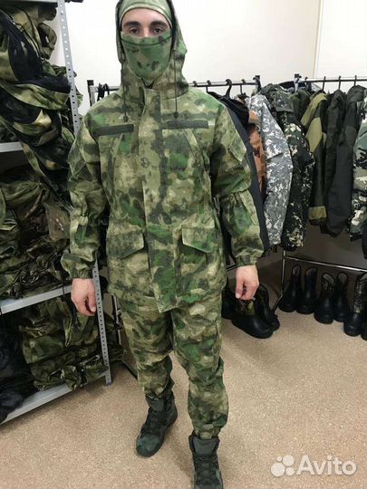 Костюм горка летний мох с шевронами