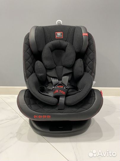 Детское Автокресло Baby Care Shelter цв.чер и сер