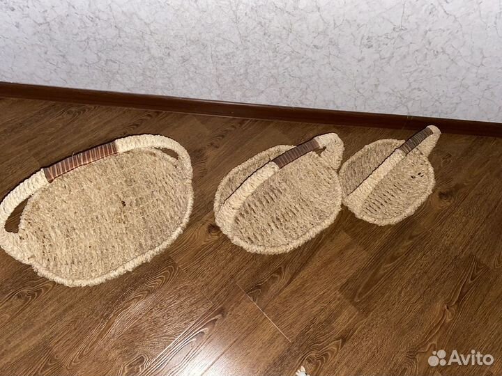 Плетенные корзины свадебные