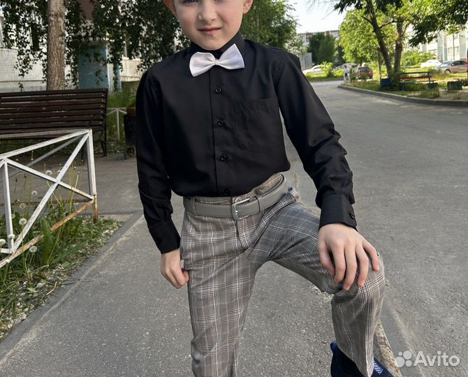 Рубашка 122 черная