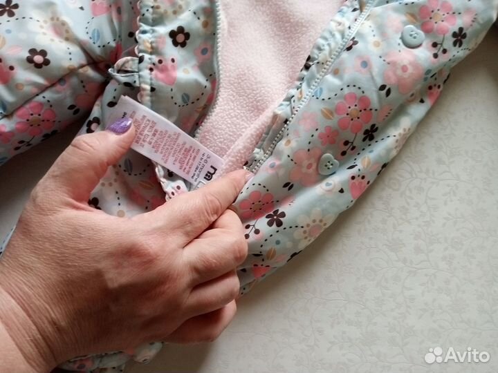 Комбинезон демисезонный для девочки 62 - 68