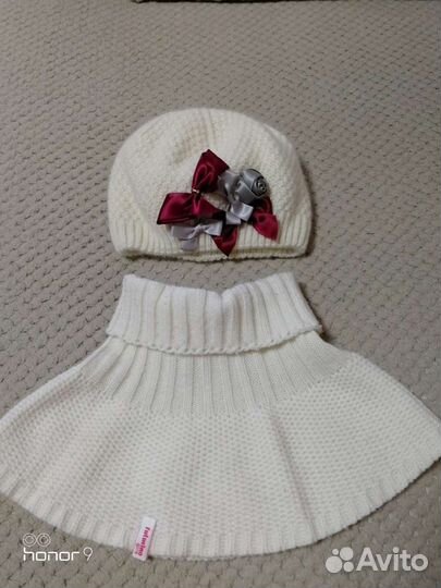 Шапочка для девочки 54-56