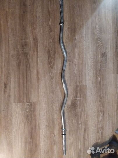 Гантели разборные 20 кг в кейсе бу +гриф кривой