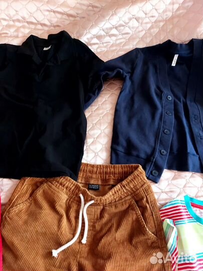 Вещи на мальчика от 122 размера рубашки,брюки и др