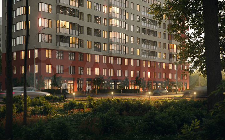 Квартира-студия, 23,9 м², 11/12 эт.