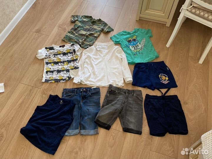 Вещи пакетом на мальчика 110-120