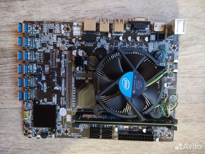 Комплект на 12 видеокарт (основа)