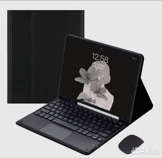 Чехол с беспроводной клавиатурой и мышью