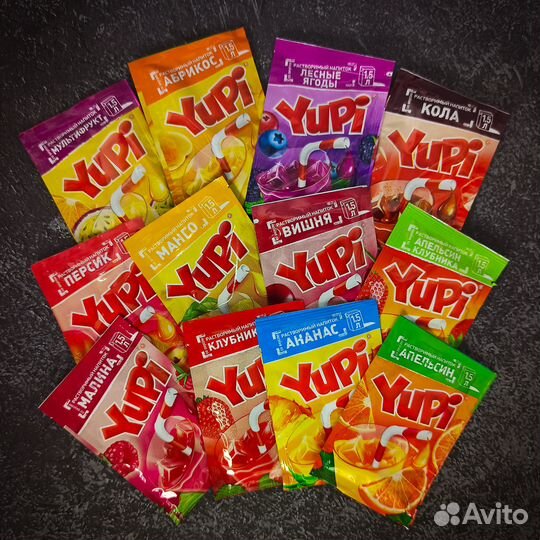 Растворимые напитки Yupi Юпи из 90ых