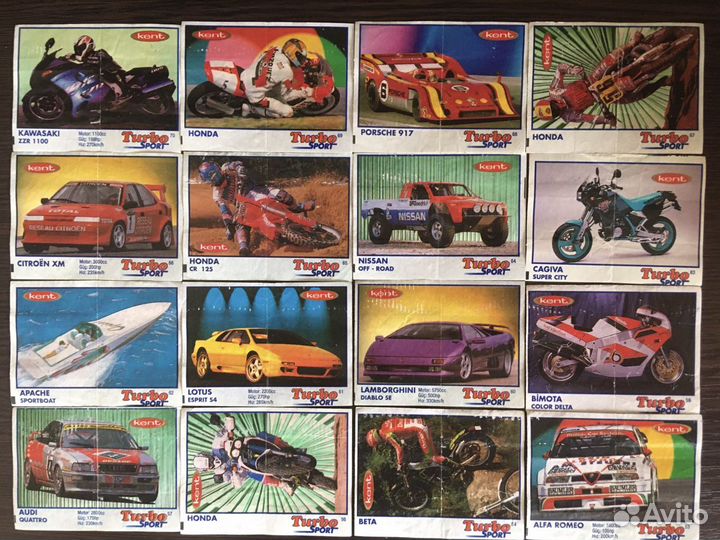 Вкладыши turbo/ серий много / на фото не все