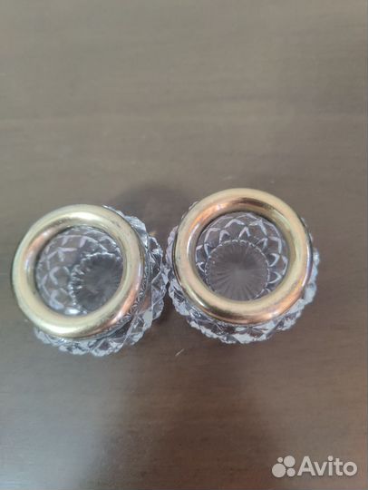 Набор для специй. Хрусталь мельхиор