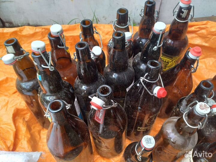 Бутылки с бугельной пробкой