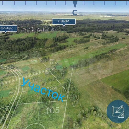 Участок 100 сот. (СНТ, ДНП)