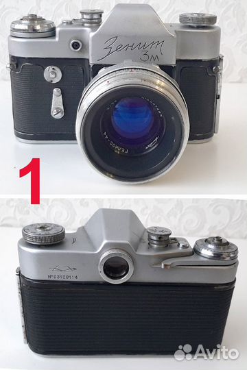 Зеркалки СССР - Зенит С, 3, 3М, 4, Старт, Кристалл