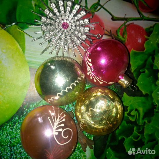 Елочные игрушки СССР