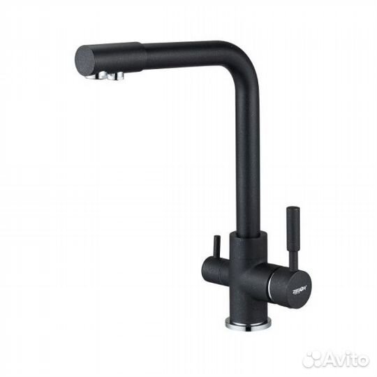 Смеситель для кухни под фильтр SAF18-A092 хр, чёр