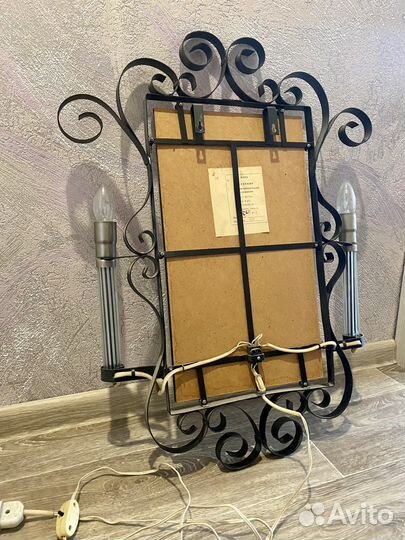 Зеркало с подсветкой настенное СССР