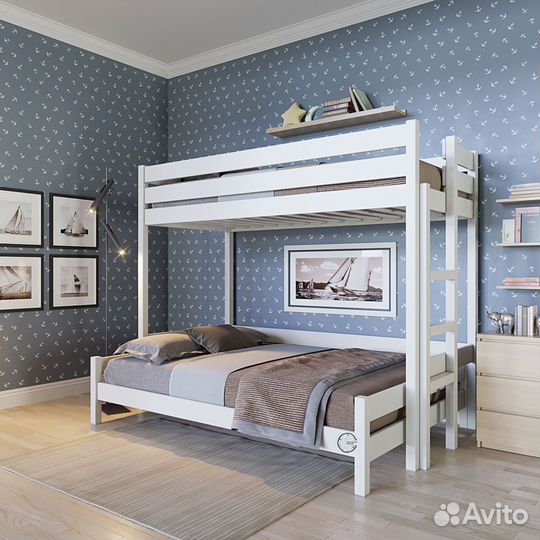Детская кровать двухъярусная