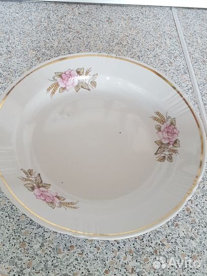 Блюдо большое и селедочница