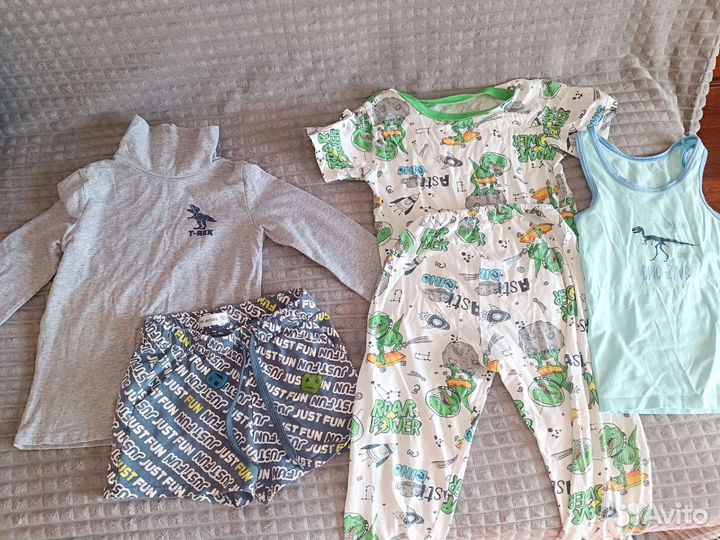 Вещи пакетом на мальчика от 116 до 128