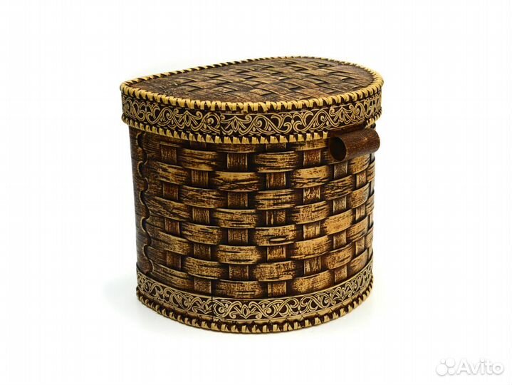 Короб из бересты плетеный большой