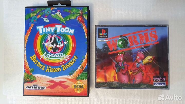Tiny Toon (sega), Worms (ps1) игры