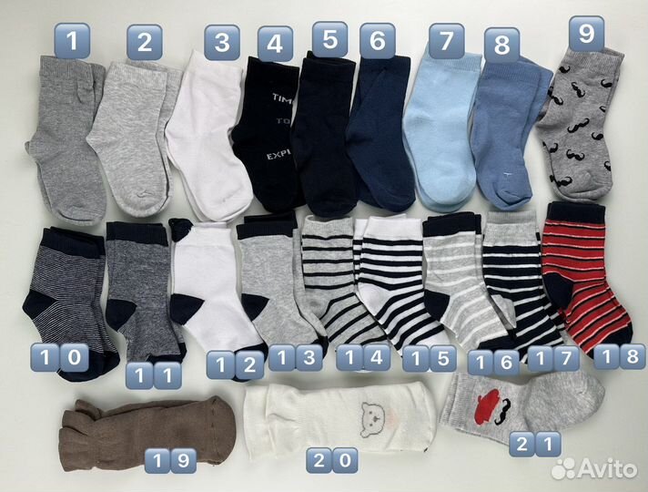 Носки детские Lupilu 19-22 12/24 мес новые