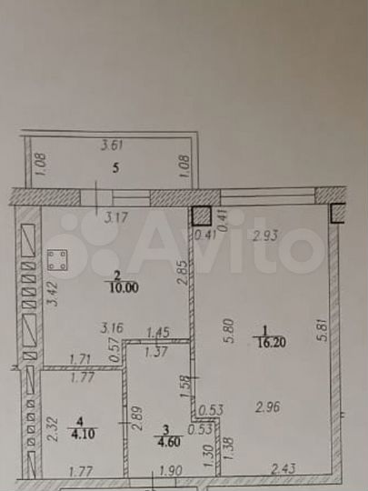 1-к. квартира, 38,8 м², 1/10 эт.
