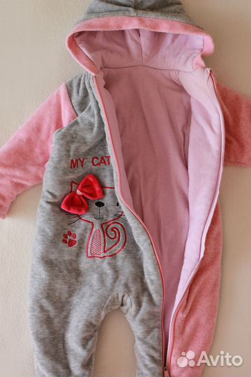 Комбинезон для девочки размер 62-68