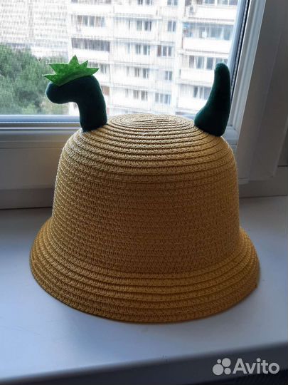 Соломенная шляпа детская