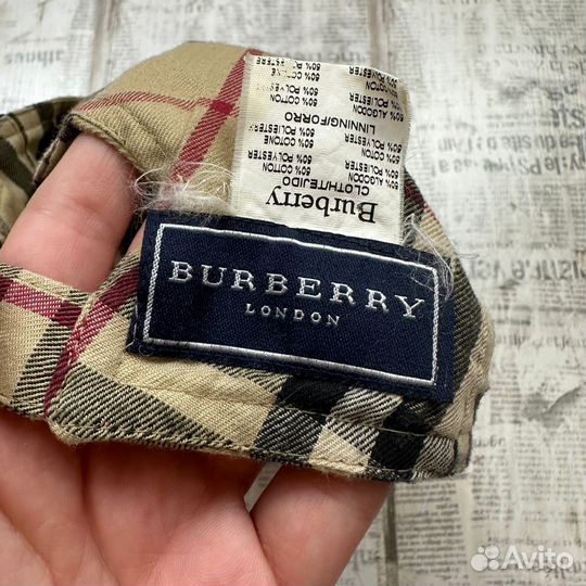 Винтажная кепка Burberry, оригинал