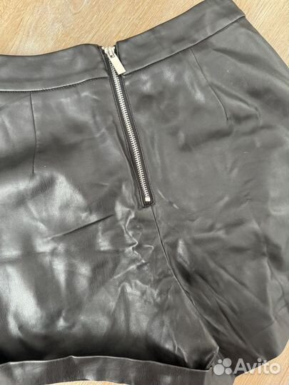 Шорты женские кожаные 44 46 размер