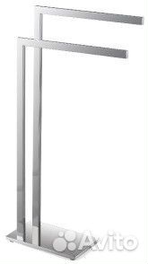 Стойка с двойным держателем для полотенец Bemeta