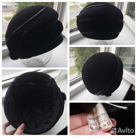 Шляпа женская 55, 56 размер демисезон